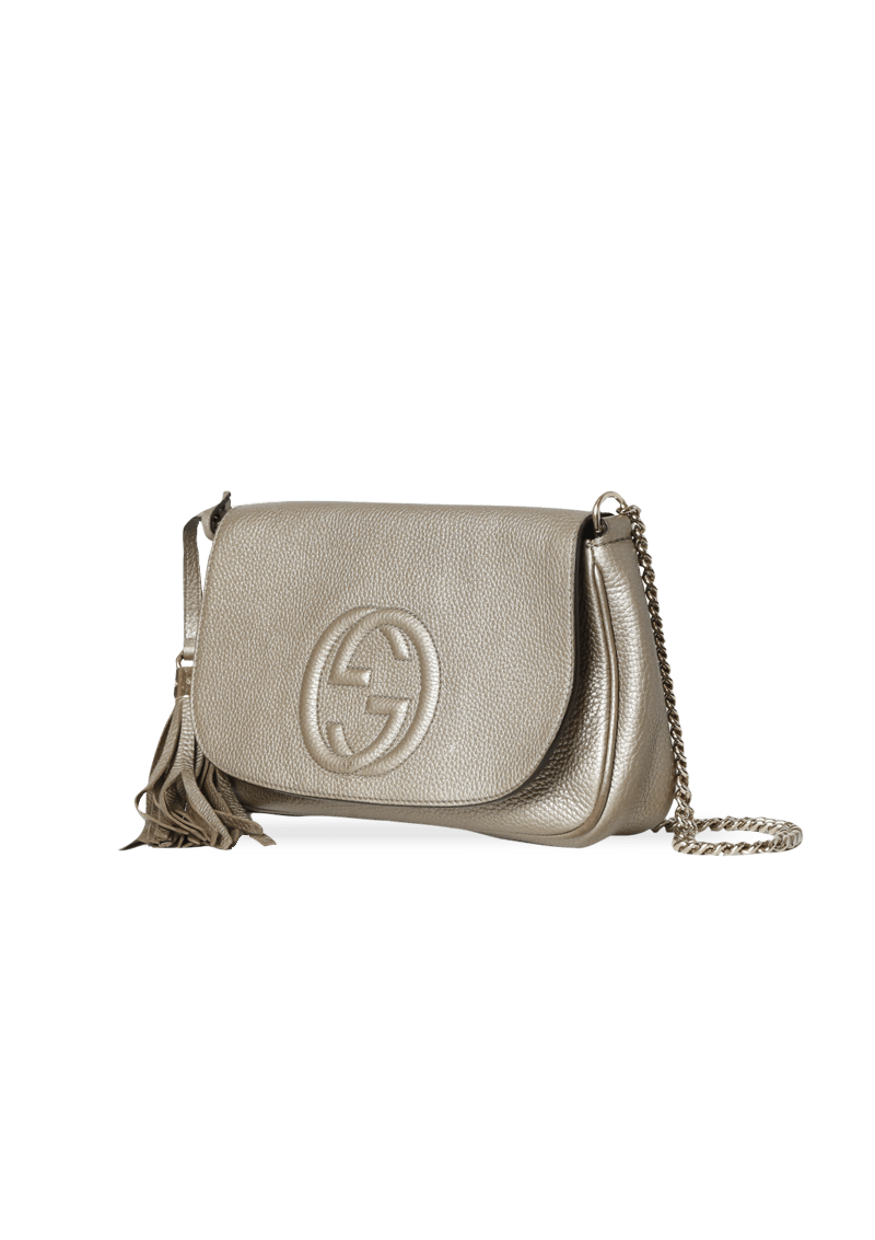 gucci soho flap bolsa