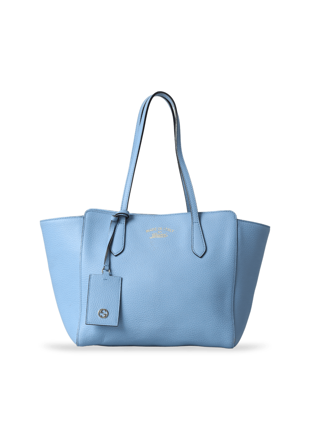 gucci blue tote bolsa