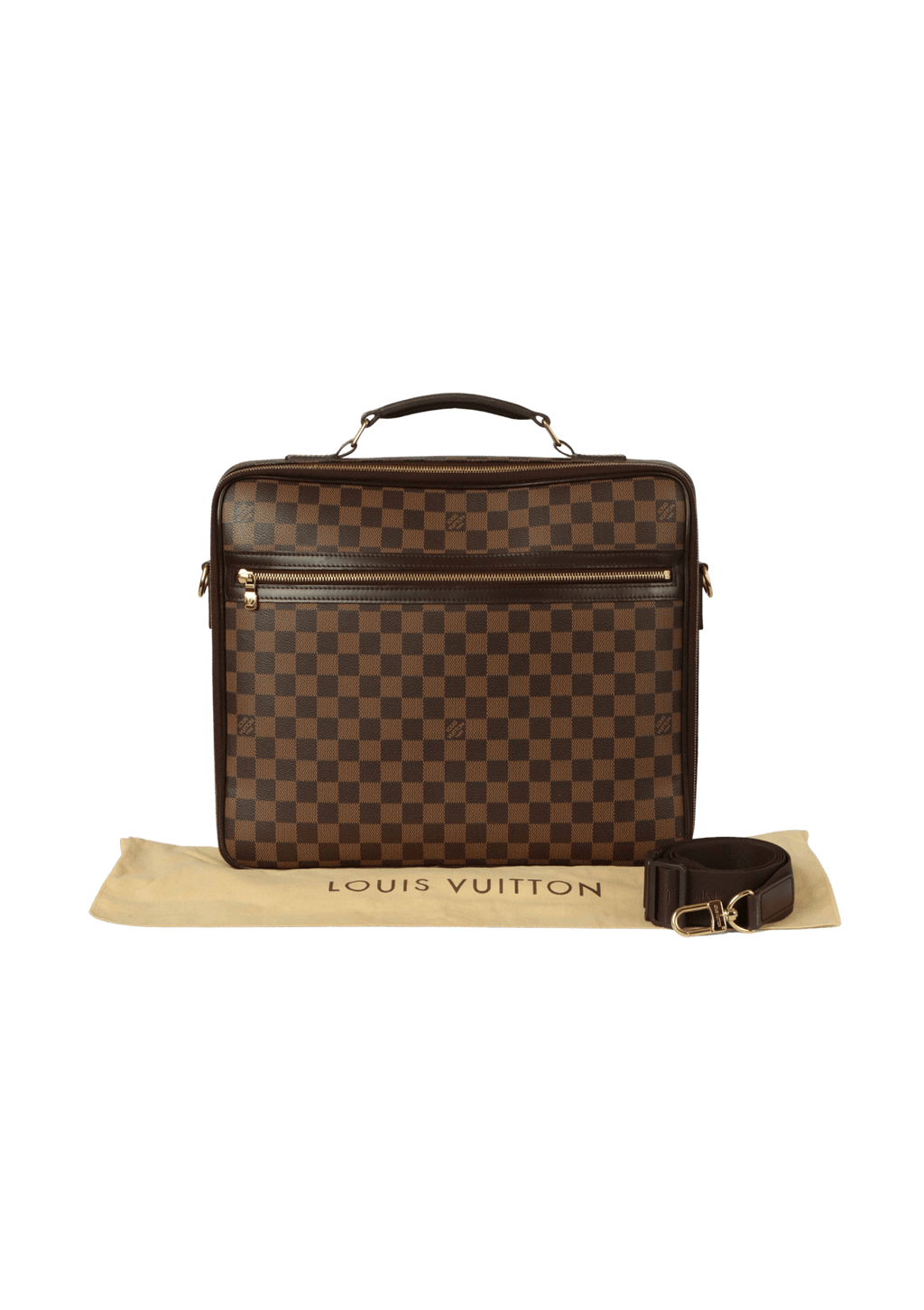 Louis Vuitton Damier Ebene Sasana Briefcase Boca Raton