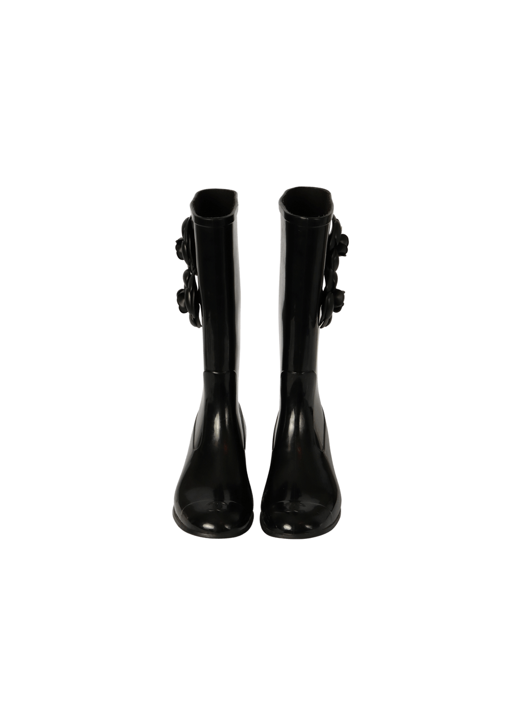 Chanel Rain Camellia Boots 36 – Gringa