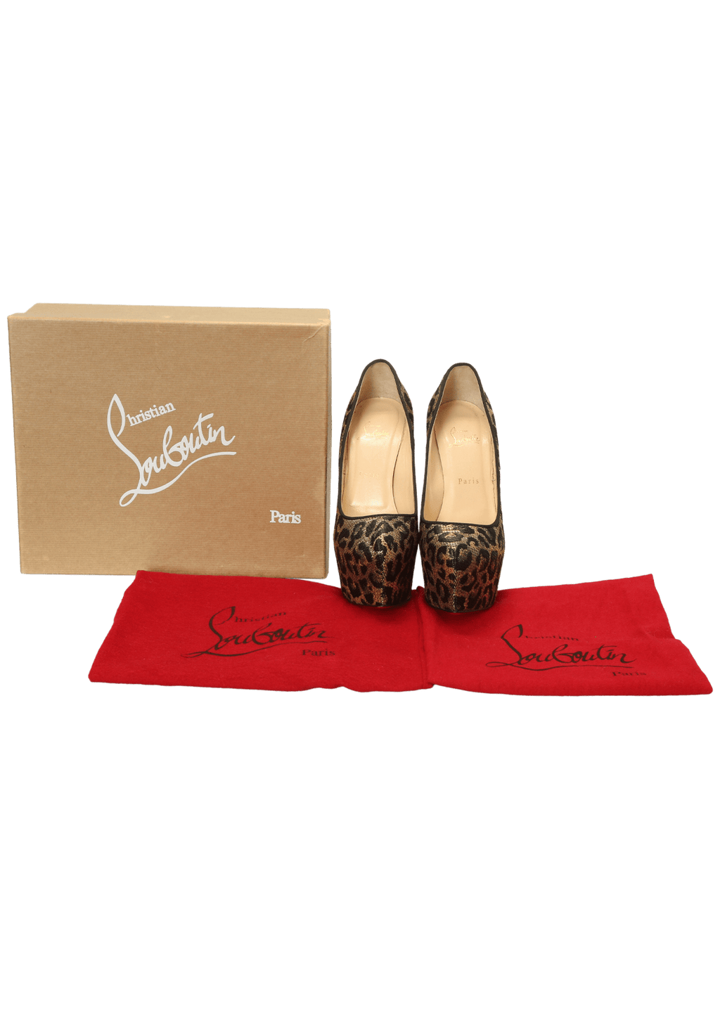 Christian Louboutin - Kashasha Leopard Print Flat Loafer