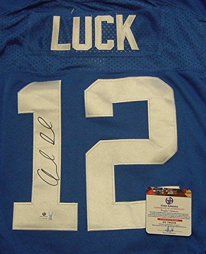signed andrew luck jersey