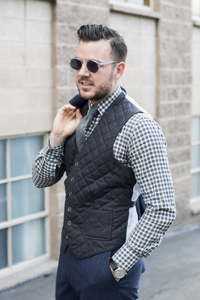 quilted waistcoat