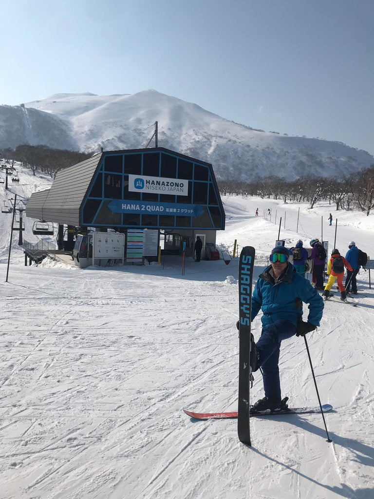 Hanazono Ski Area - Getting ready to load the chairlift