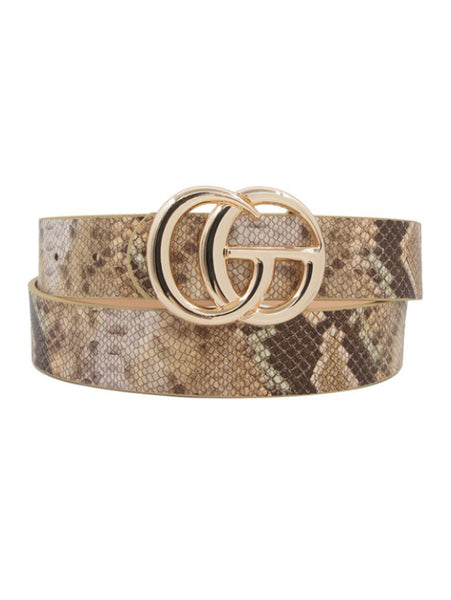 gucci snake skin belt