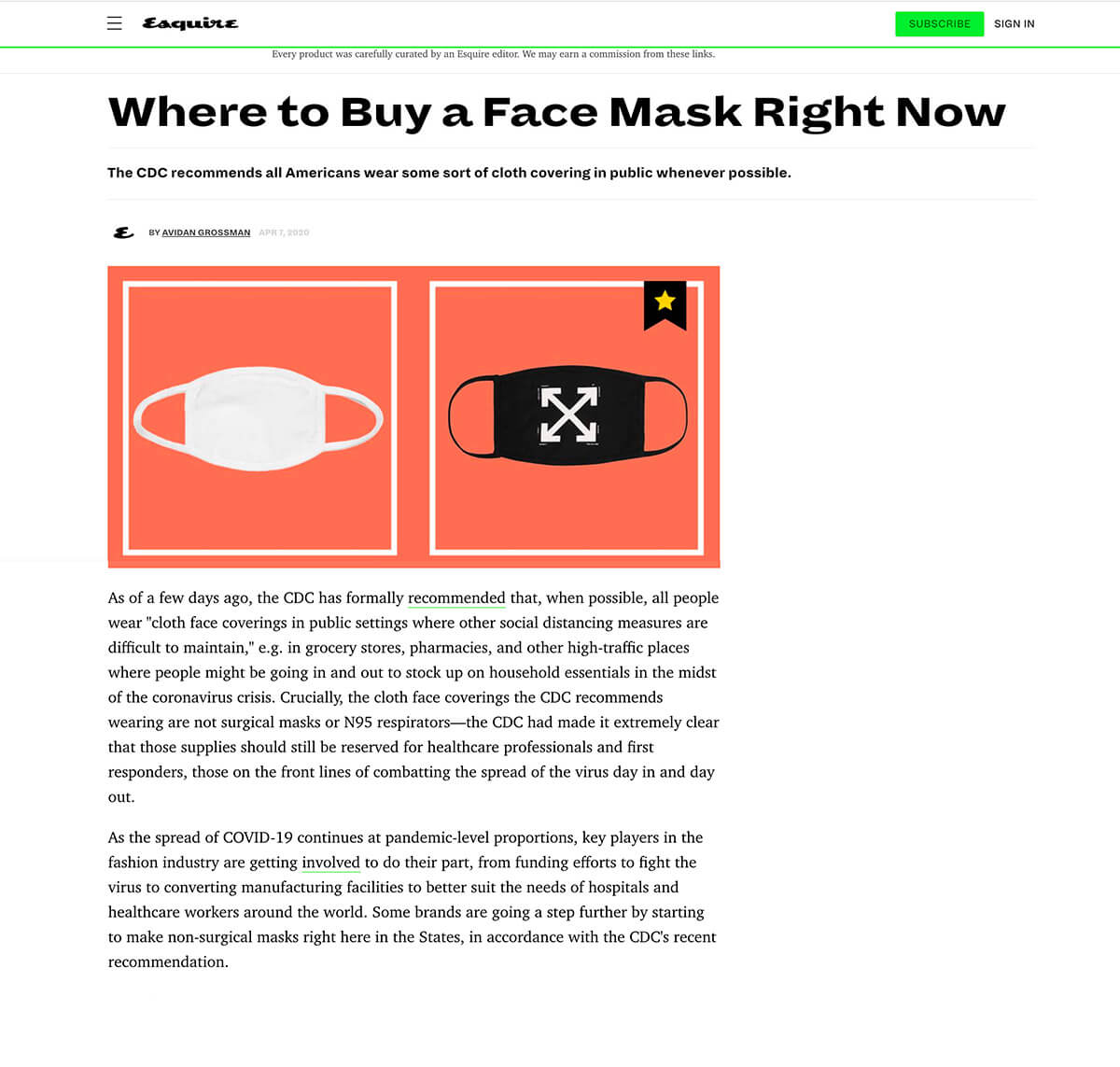 Buy a Face Masks