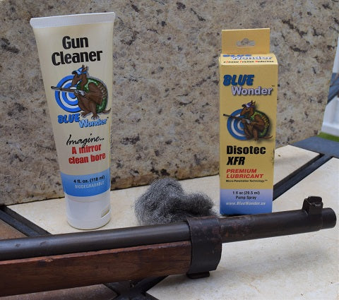 Remove Rust with Blue Wonder Gun Cleaner