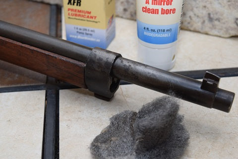 Rust is gone after using Blue Wonder Gun Cleaner