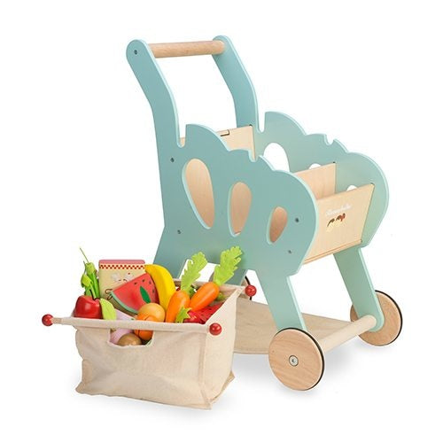 kids wooden trolly