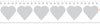 Clear White 'Love Heart' Tape