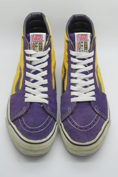 purple and gold vans