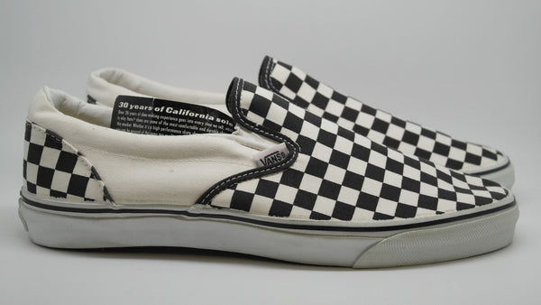 vintage vans checkerboard