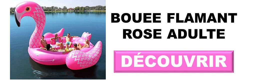 bouee flamant rose xxl 