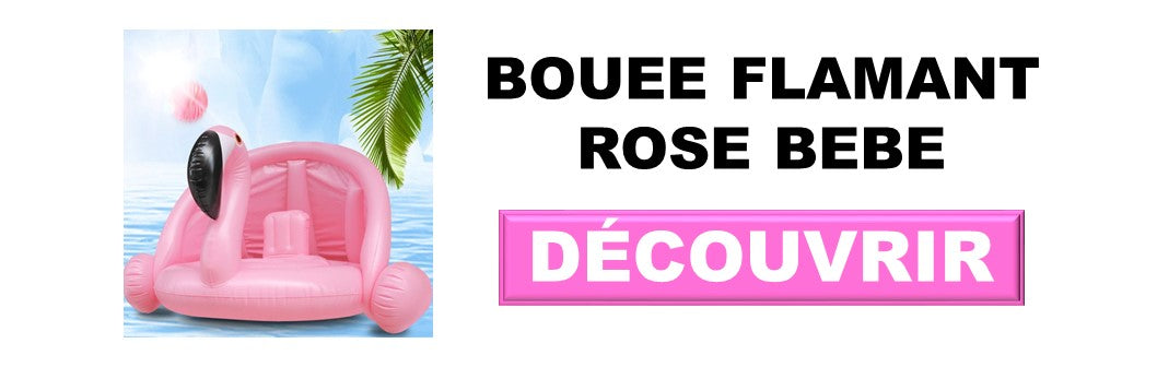 bouee pour bebe flamant rose