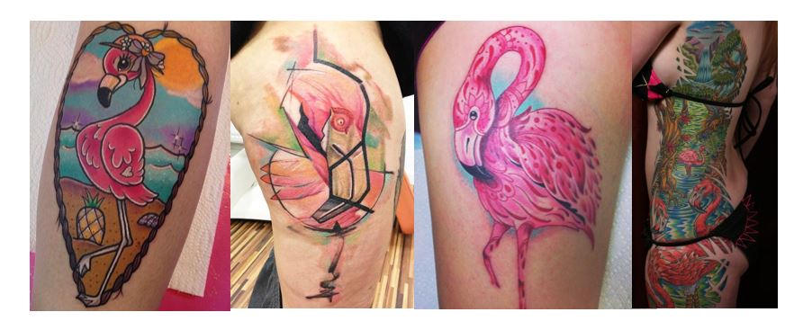 symbolisme tatouage flamant rose couleurs