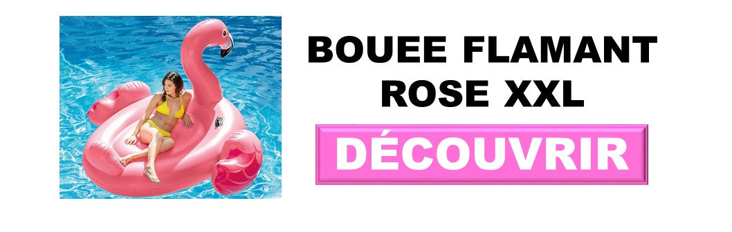 bouee flamant rose 150 cm