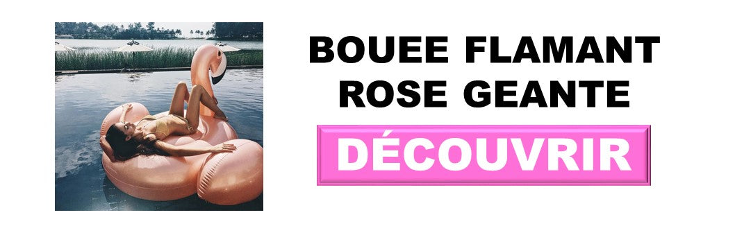 bouee flamant rose geante