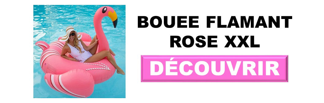 bouee flamant rose xl