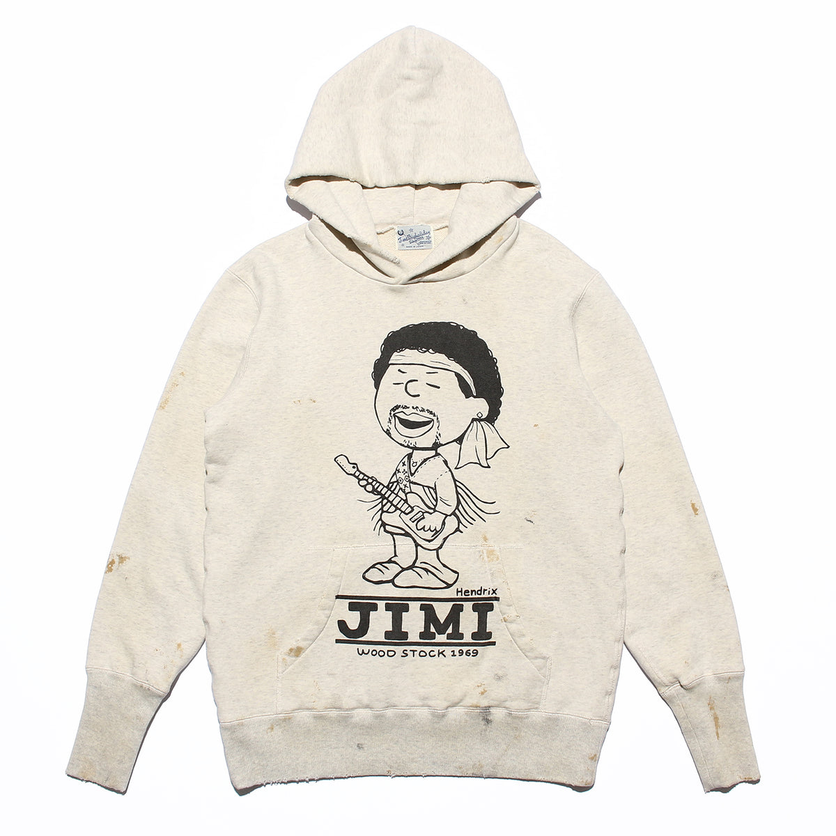 TMT jimi hendrix wood stock peanuts パーカー-