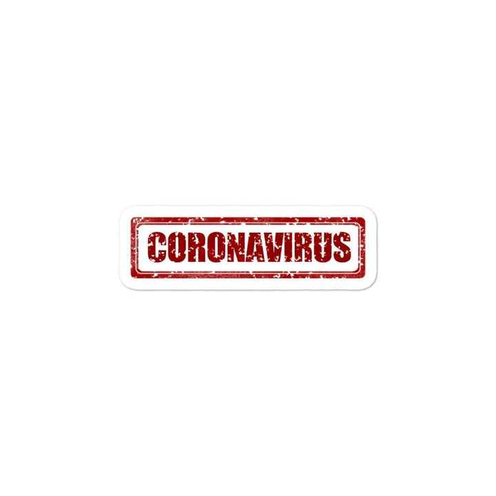 Survived Corona Coronavirus Stamp - Blasenfreie Aufkleber