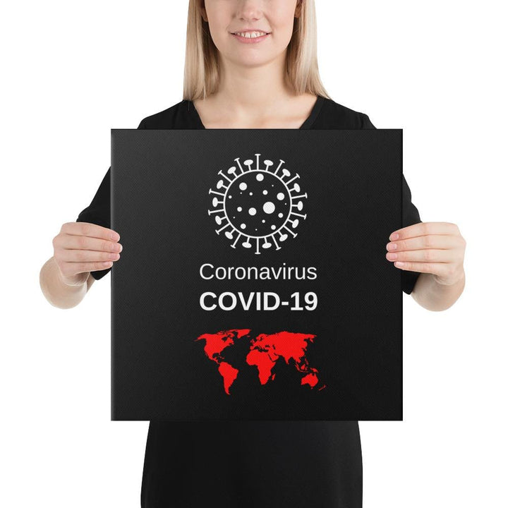 Survived Corona Coronavirus Worldwide - Leinwand