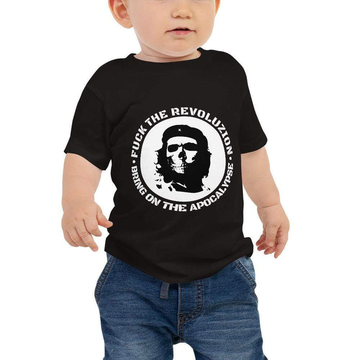 Survived Corona Fuck the Revolution - Kurzärmeliges Baby Jersey-T-Shirt