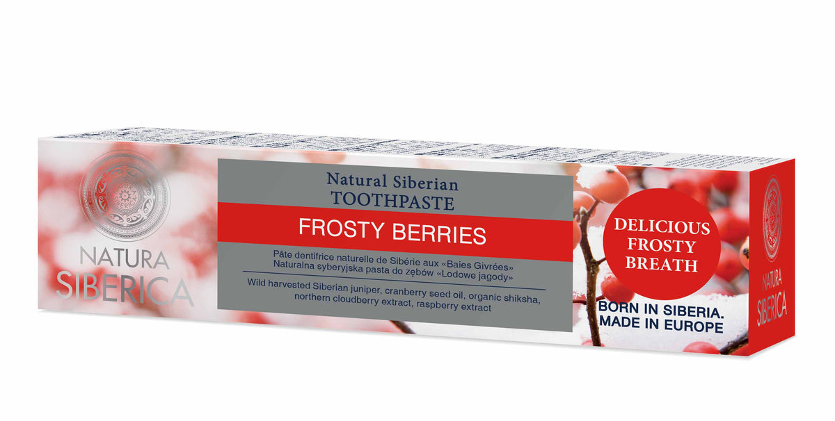 natura siberica frosty berries toothpaste