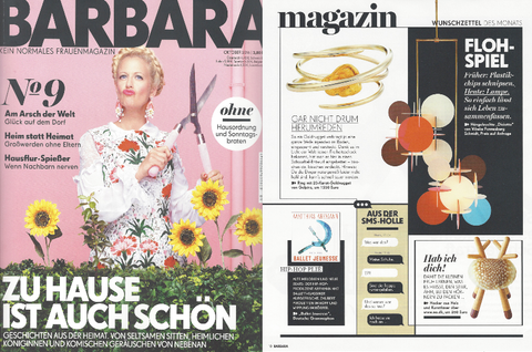 Golpira No Dirty Gold Jewelry in the Barbara Magazine