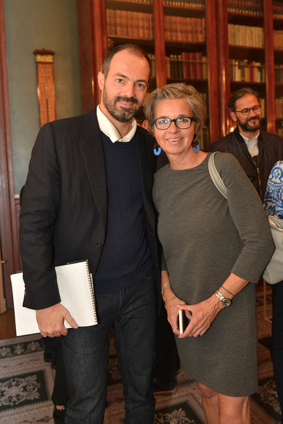 Emmanuel de Bayser (The Corner) mit Inga Griese (Die Welt und Icon) Golpira 