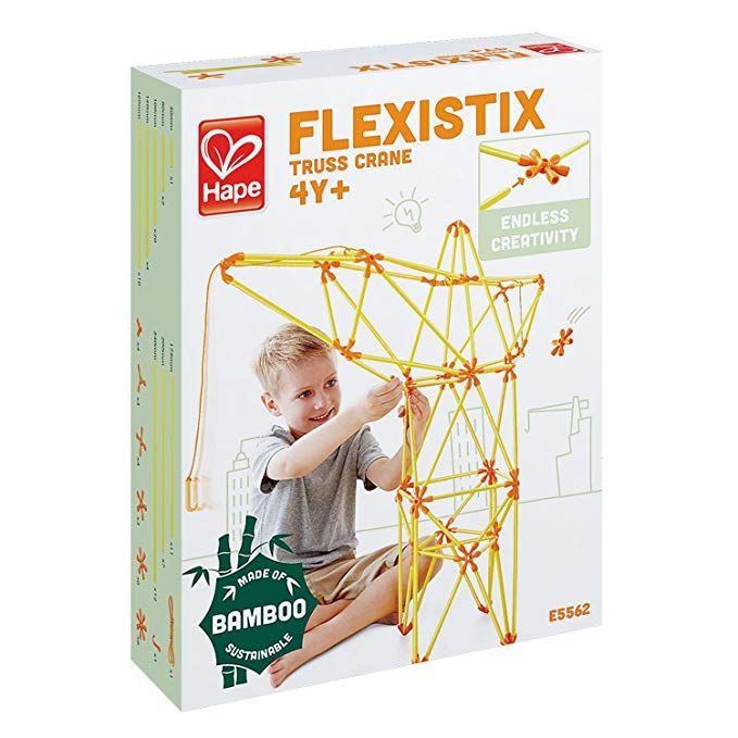 Hape Flexistix Truss Crane Contruction Toy 21204 for sale online 