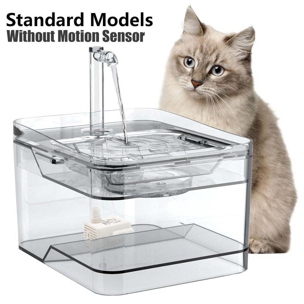 motion sensor pet water fountain