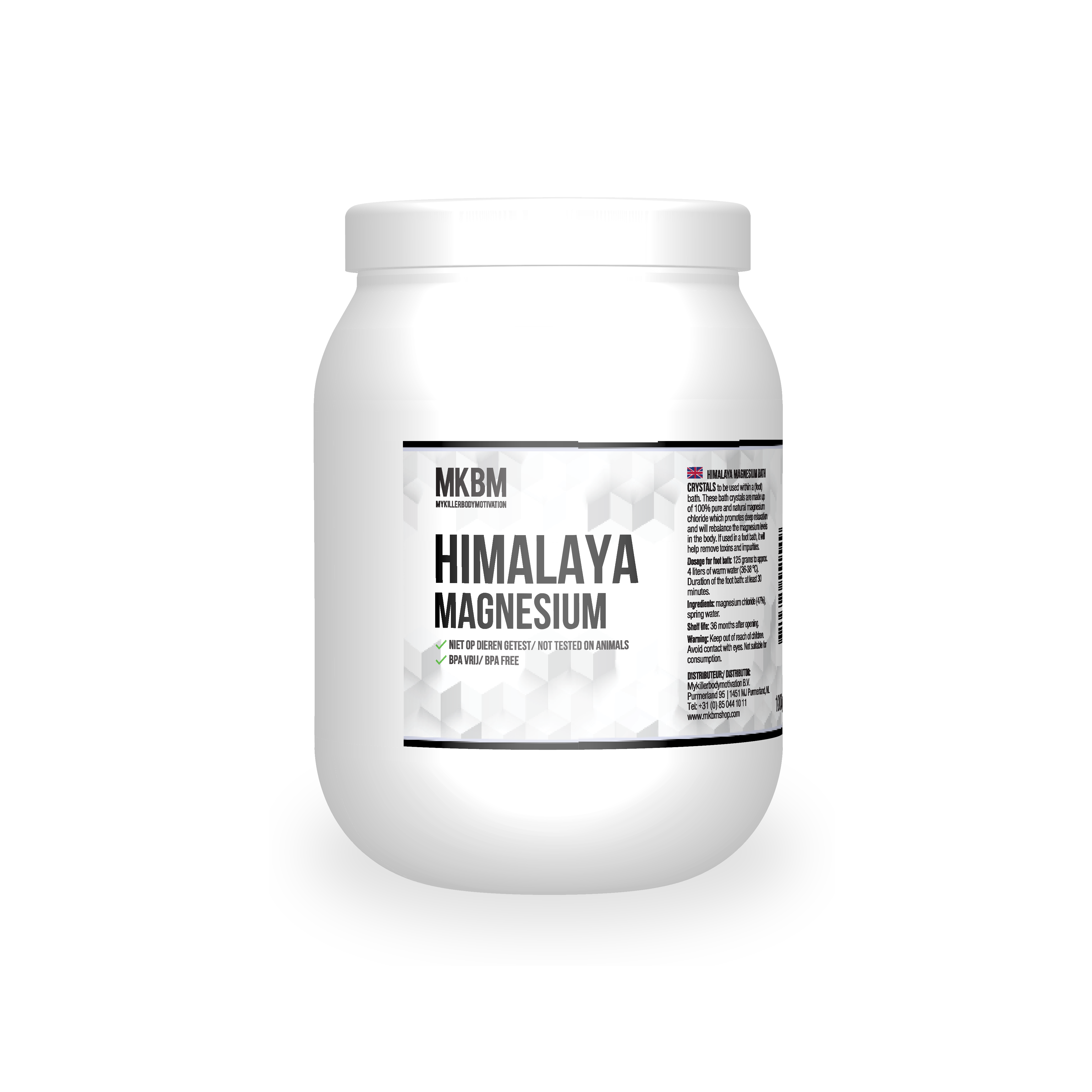 Himalaya Magnesium Badkristallen - MKBM