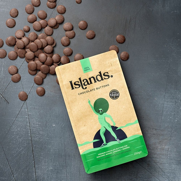 Islands 65% Dark Chocolate ‘Disco Dancer’ Buttons