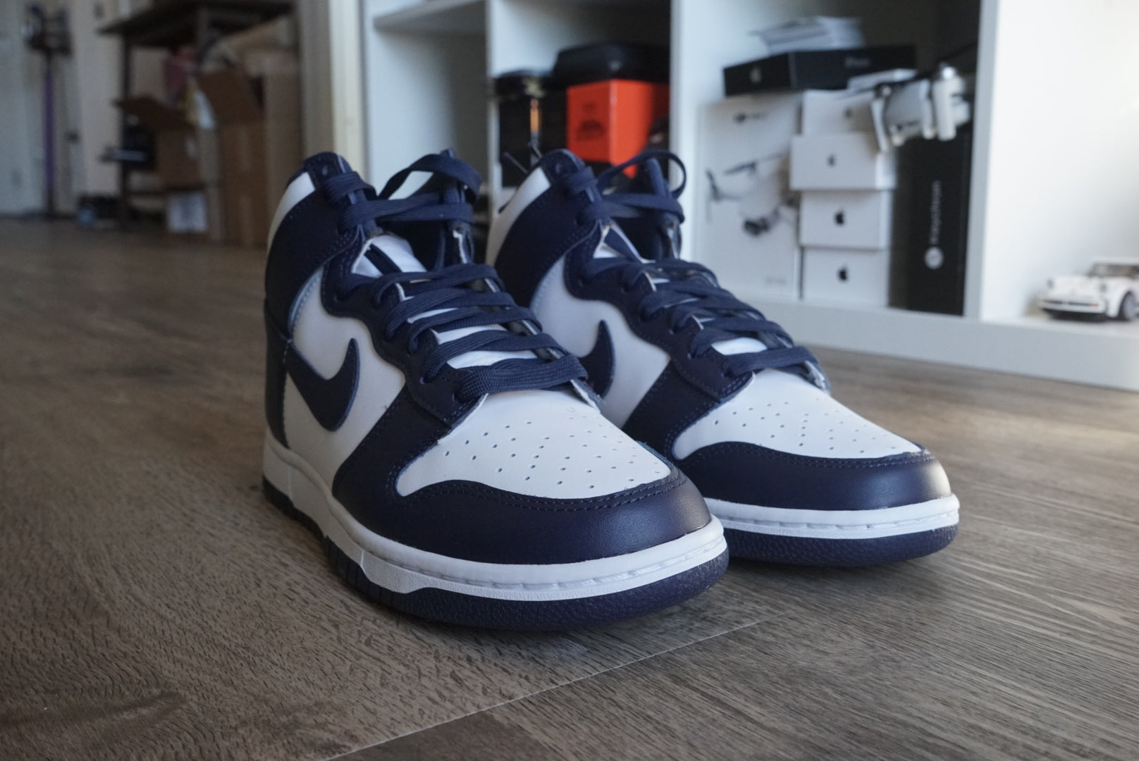 nike dunk high championship navy