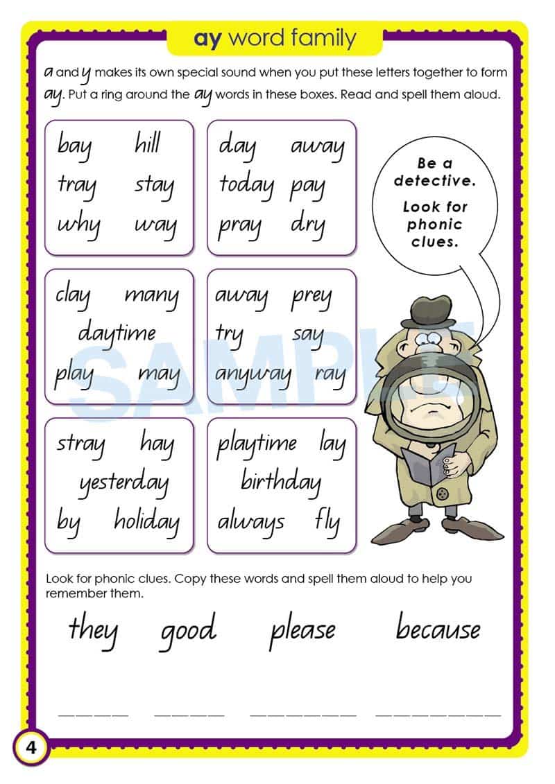 Grade 3 English Packs - Image of the pack contents