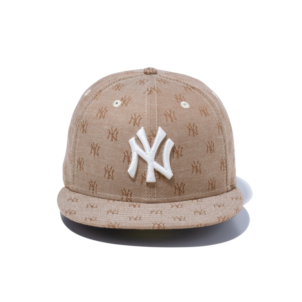 即出荷】 59FIFTY MLB Jacquard ヤンキース ウォルナットバイザー ③