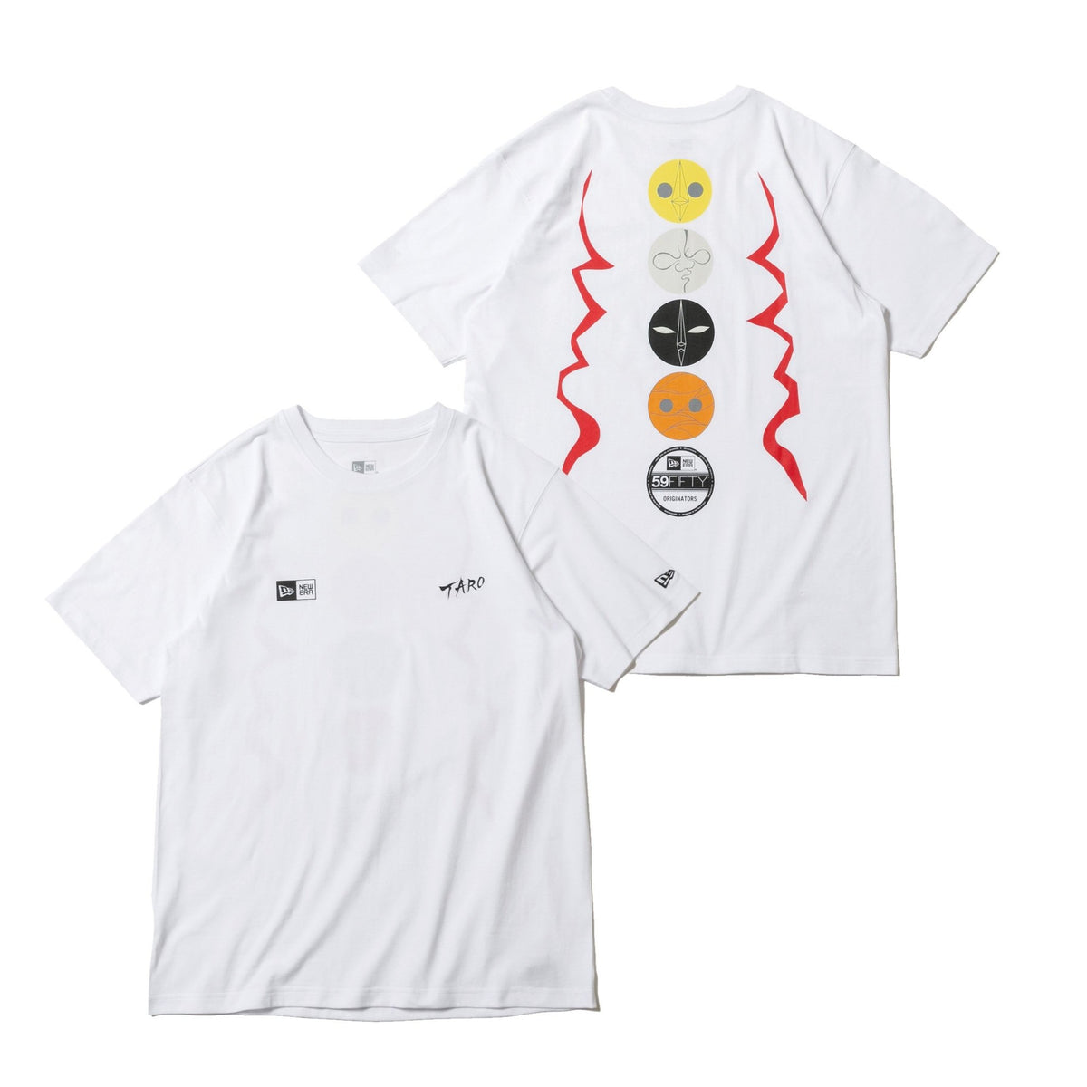 長袖 コットン Tシャツ Taro Okamoto 岡本太郎 太陽の塔 マルチ 【保障