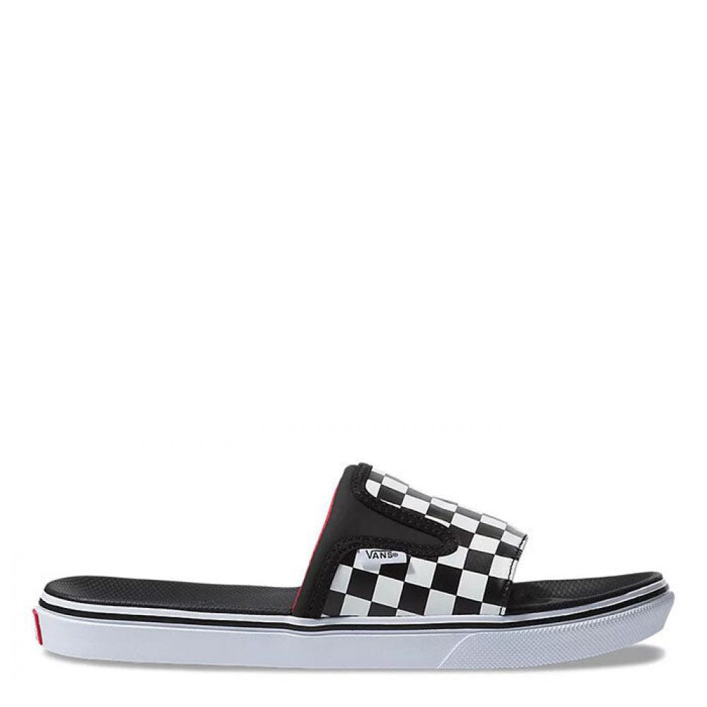 Vans Men's UltraCush Slide-On in Checkerboard Black/White |   – Getoutside Shoes
