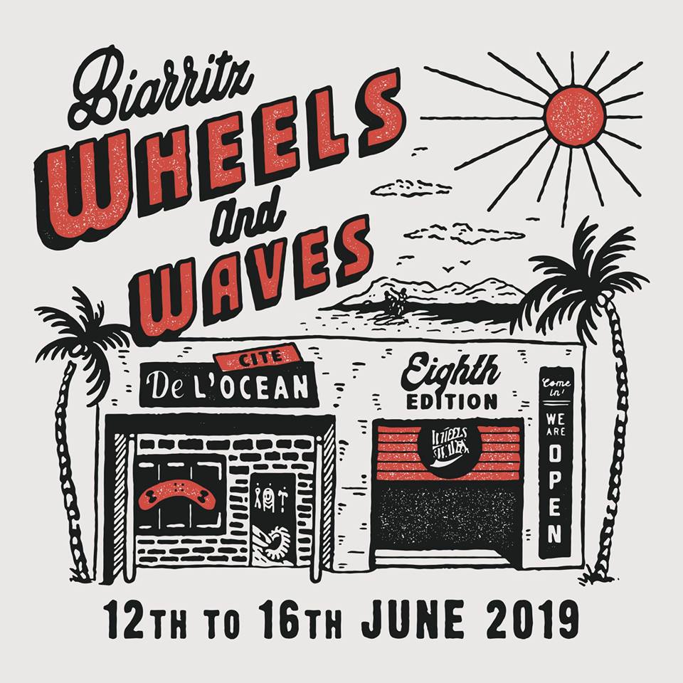 Wheels and Waves Festival 2019 poster