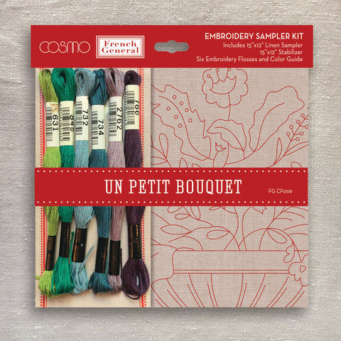 Un Petite Bouquet Embroidery Sampler Kit