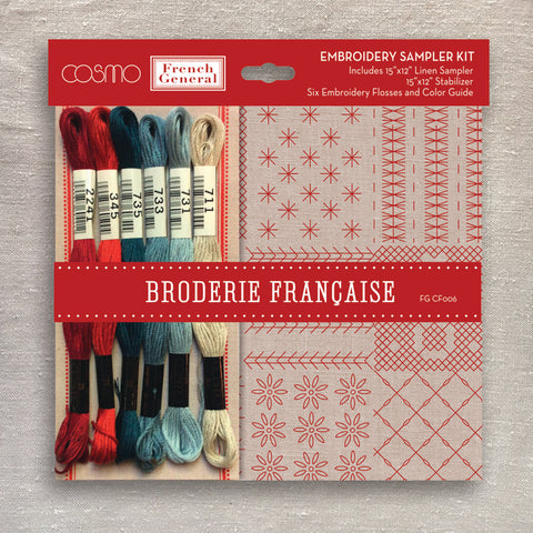 Broderie Francaise Embroidery Sampler Kit