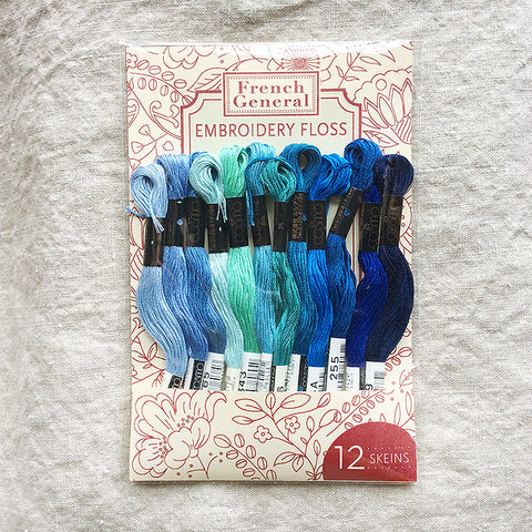 Embroidery Floss - Blue Palette