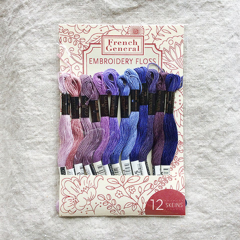 Embroidery Floss - Purple Palette