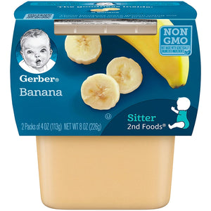 Gerber, Banana 2packs 56g each