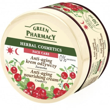 Green Pharmacy, ANTI-AGING Nourishing Cream, Cranberry