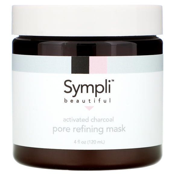 Sympli Beautiful, Activated Charcoal Pore Refining Mask 120ml