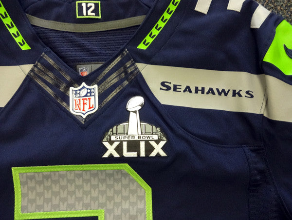 Russell Wilson New Lights Out Black Super Bowl XLIX Men's Stitched NFL