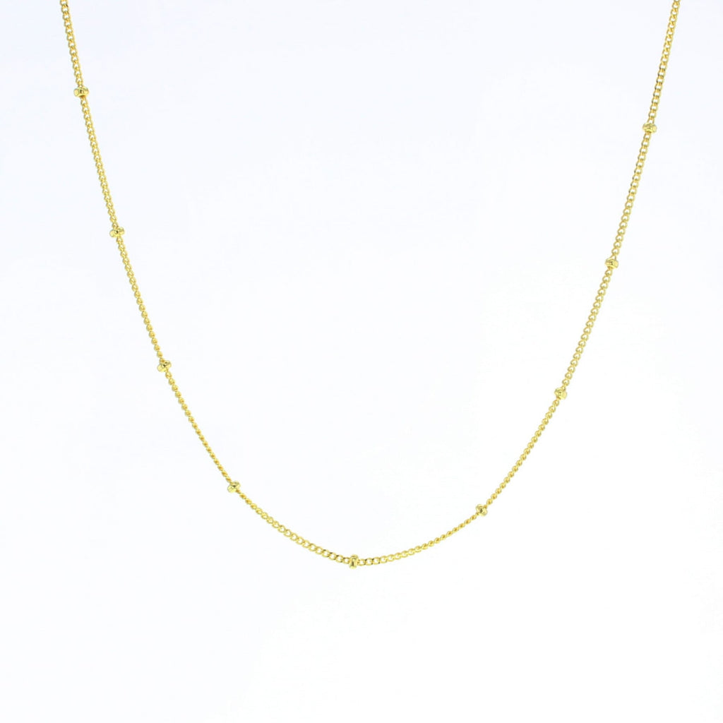 CURB CHAIN NECKLACE IN STERLING SILVER — CHARLOTTE CAUWE STUDIO