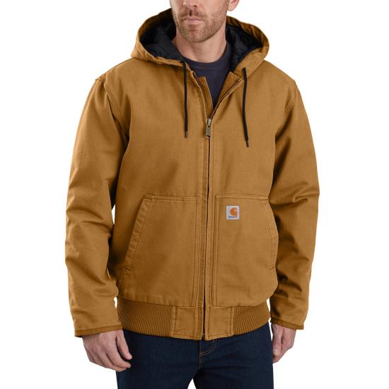tilbage emne Hassy Men's Carhartt Loose Fit Washed Duck Insulated Active Jac - 104050