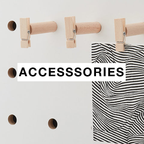 Accessories for pegboards - prongs, clips, shelves, pegs, boxes, etc